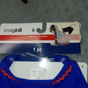 Imagin8 Red, White, and Blue Pet Costume